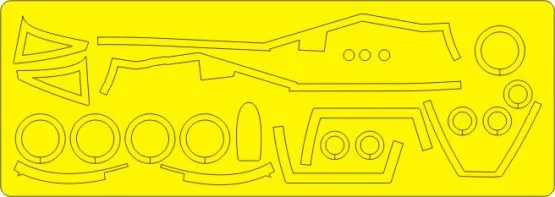 F-101A Voodoo BASIC mask for Valom 1:72
