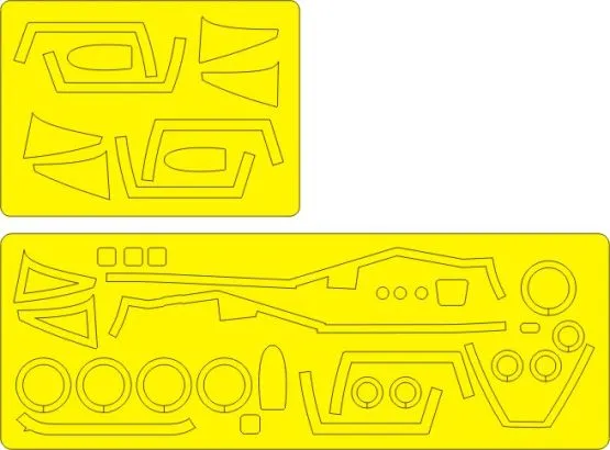 RF-101A Voodoo EXPERT mask for Valom 1:72