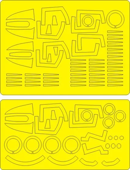 F-4/ RF-4 Phantom II ADVANCED mask for Hasegawa 1:72