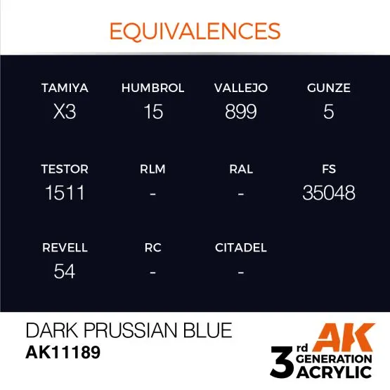 Prussian Dark Blue (3G) 17ml