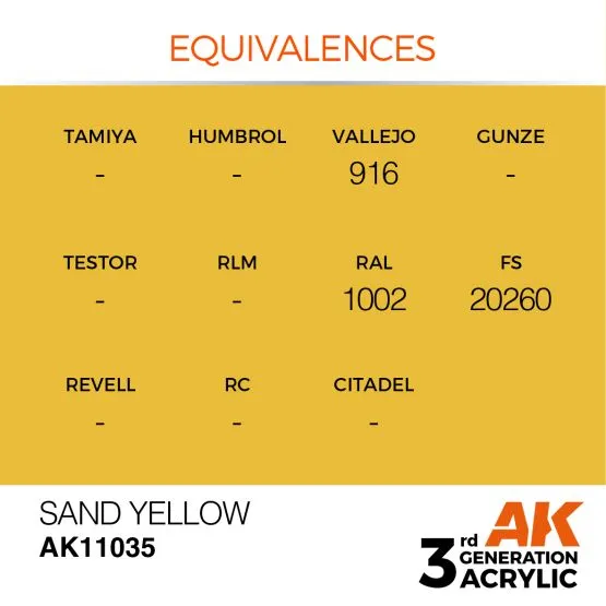 Sand Yellow (3G) 17ml