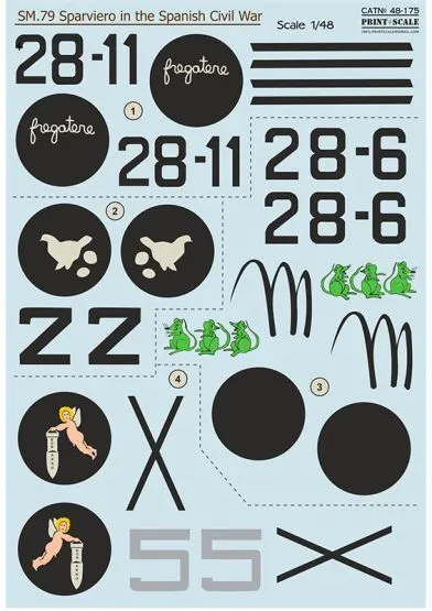 SM-79 Sparviero in the Spanish Civil War 1:48 SM-79 Sparviero in the Spanish Civil War 1:48