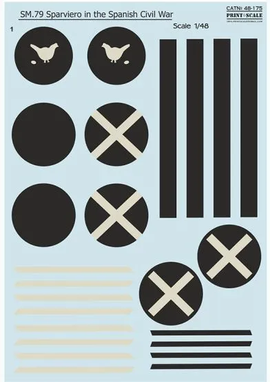 SM-79 Sparviero in the Spanish Civil War 1:48