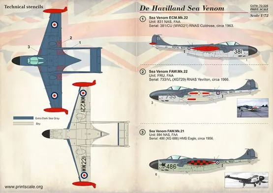 De Hevilland Sea Venom 1:72