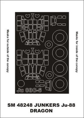 Ju 88C-6 mask for Dragon 1:48