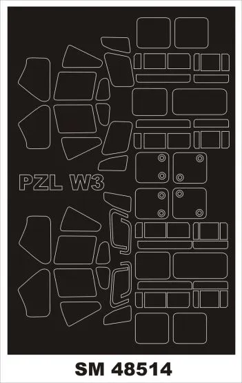 PZL W-3 Sokol mask for Answer 1:48