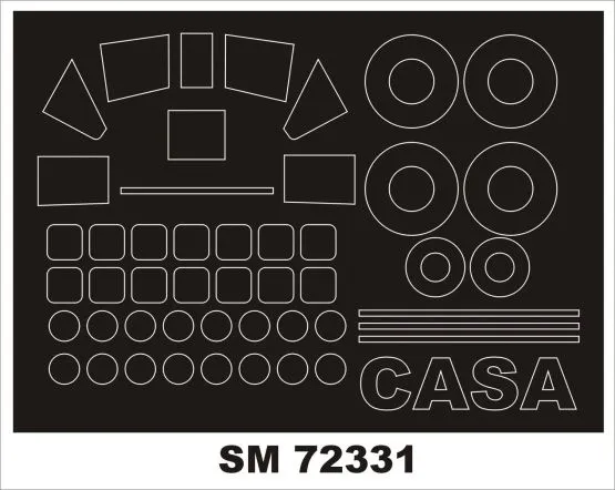 Casa C.212 mask for Special Hobby 1:72