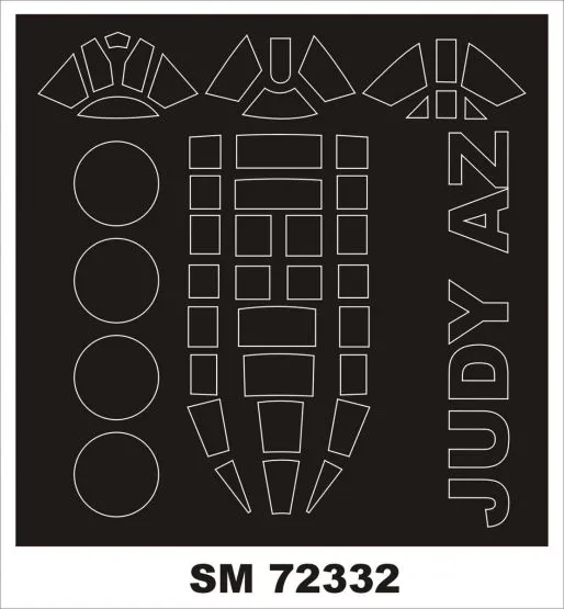 D4Y5 Judy mask for AZmodel 1:72