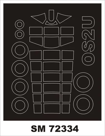 OS2U mask for AZmodel 1:72