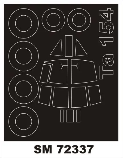 Ta-154 mask for Hasegawa 1:72