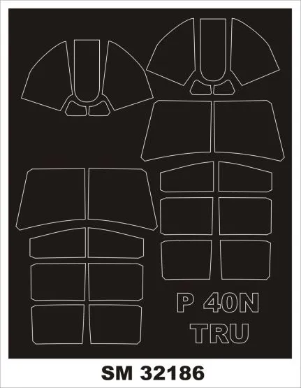 P-40N mask for Trumpeter 1:32