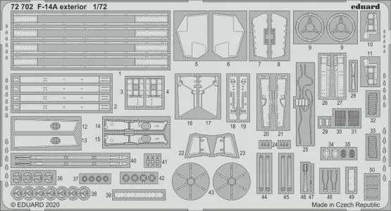 F-14A exterior for Academy 1:72