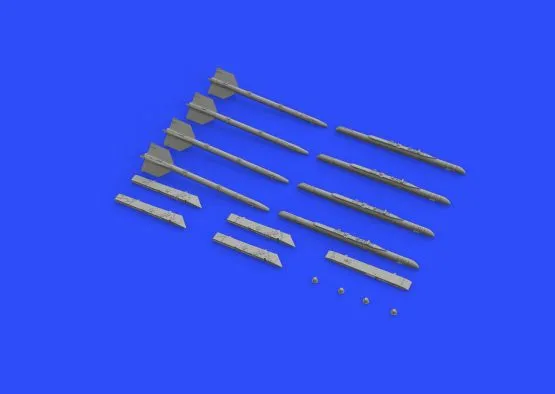 R-13M missiles w/ pylons for MiG-21 1:72