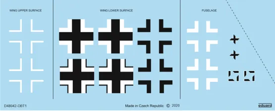 Bf 109G-10 Erla national insignia 1:48 Bf 109G-10 Erla national insignia 1:48