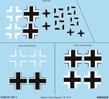 Fw 190A-5 national insignia 1:48