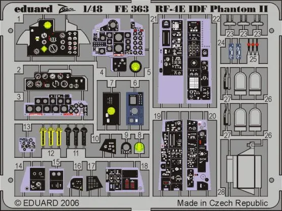 RF-4E IDF P.E. set for Hasegawa (Zoom) 1:48