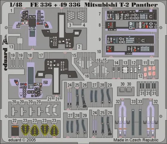 T-2 Panther P.E. set for Hasegawa (Zoom) 1:48