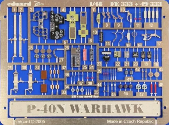 P-40N P.E. set for Hasegawa (Zoom) 1:48