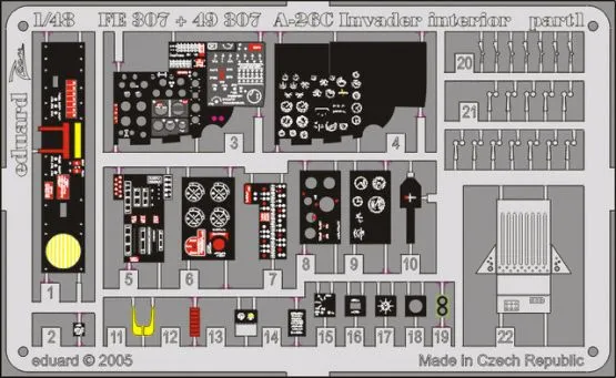 A-26C interior for Revell (Zoom) 1:48