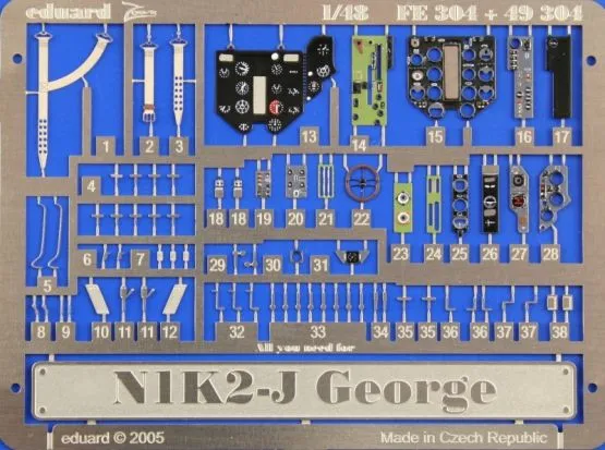 N1K2-J George P.E. set for Hasegawa (Zoom) 1:48