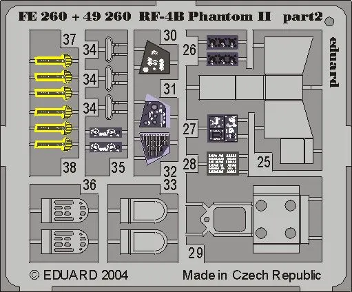 RF-4B interior for Hasegawa (Zoom) 1:48