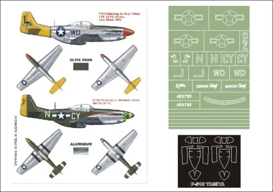P-51D super mask for Tamiya 1:48