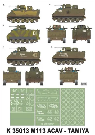 M113 Acav super mask for Tamiya 1:48