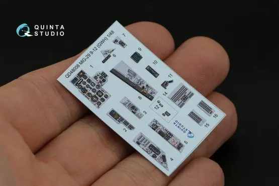 MiG-29A interior for G.W.H. 1:48