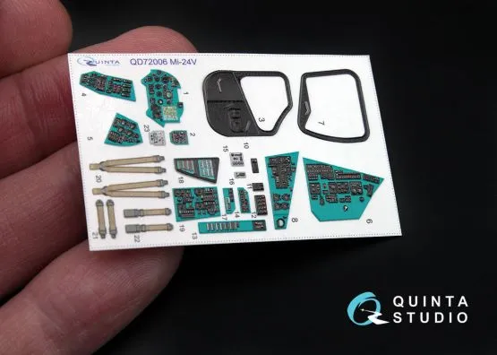 Mil Mi-24V interior for Zvezda 1:72