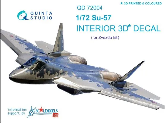 Su-57 interior (blue & grey) 1:72 Su-57 interior (blue & grey) 1:72