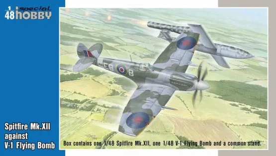 Spitfire Mk.XII against V-1 Flying Bomb 1:48