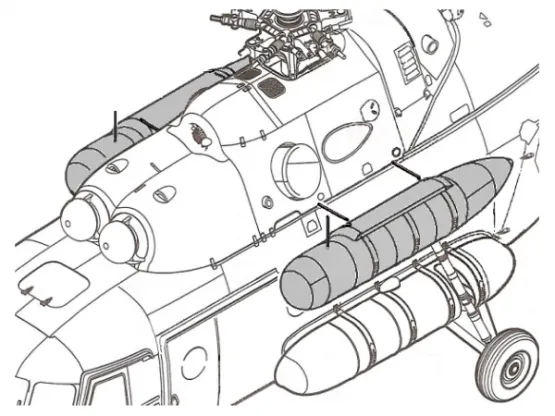 Mil Mi-8/17 External Fuel Tank (1690L) 1:72 Mil Mi-8/17 External Fuel Tank (1690L) 1:72
