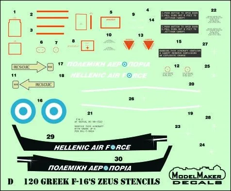 F-16C block 52 ZEUS DEMO TEAM 2015 1:72
