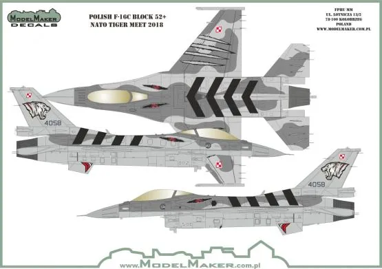 F-16 Polish NATO Tiger Meet 2018 1:72