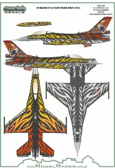F-16 Turkish Nato Tiger Meet 2015 1:72
