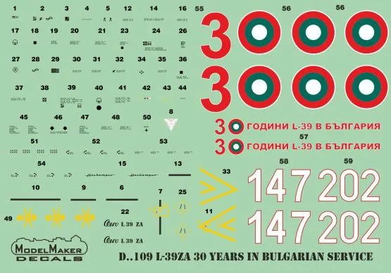 L-39ZA 30 Years in Bulgarian service 1:48