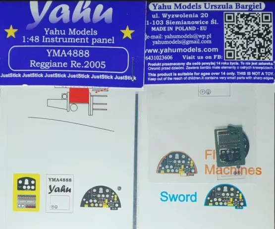 Re.2005 - Instument panel 1:48 Re.2005 - Instument panel 1:48
