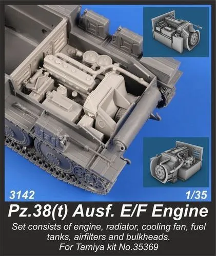 Pz.38(t) Ausf. E/F Engine Set 1:35