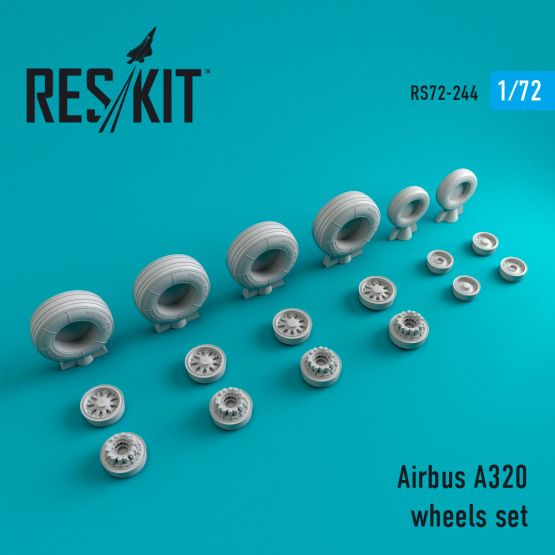 Airbus A320 wheels set 1:72