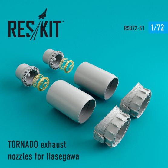 TORNADO exhaust nozzles for Hasegawa 1:72