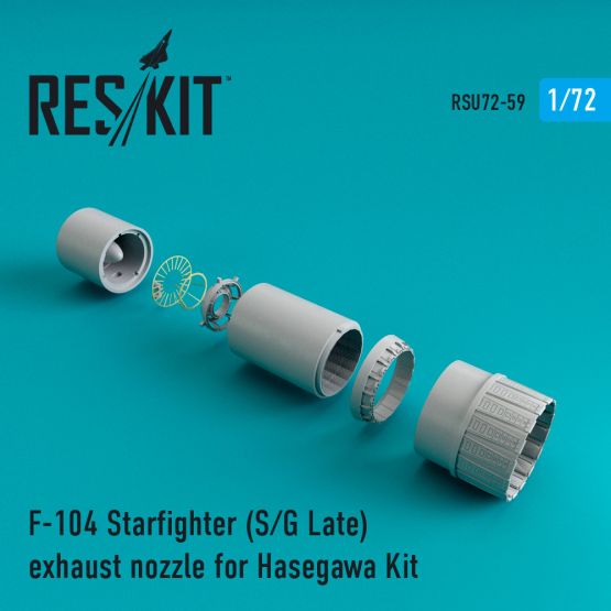 F-104 Starfighter (S/G Late) exhaust nozzle 1:72