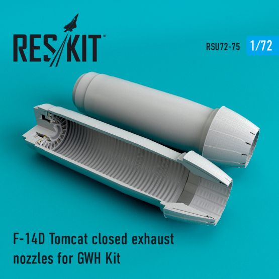 F-14D Tomcat closed exhaust nozzles 1:72