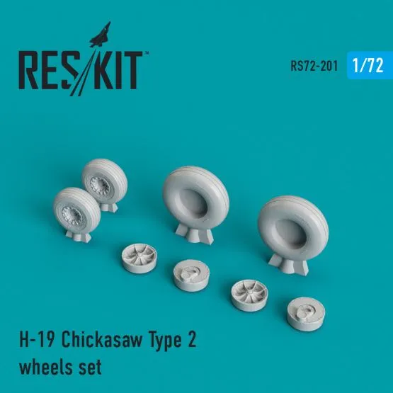 H-19 Chickasaw Type 2 wheels set 1:72