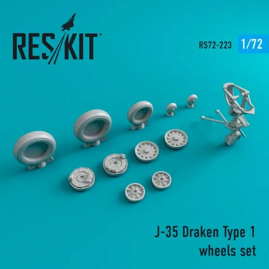 J-35 Draken Type 1 wheels set 1:72