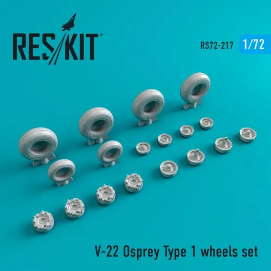 V-22 Osprey Type 1 wheels set 1:72