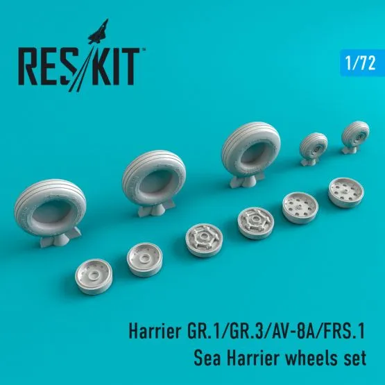 Harrier early wheels set 1:72 Harrier early wheels set 1:72