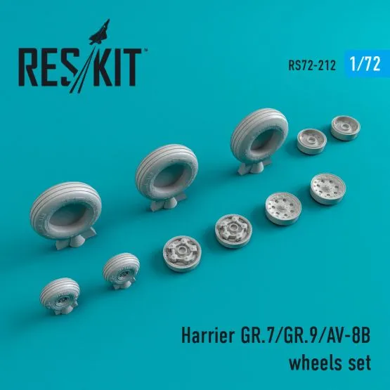 Harrier late wheels set 1:72