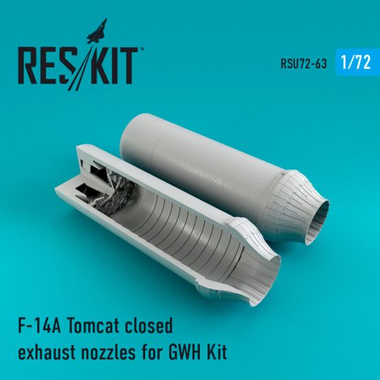 F-14A Tomcat closed exhaust nozzles 1:72