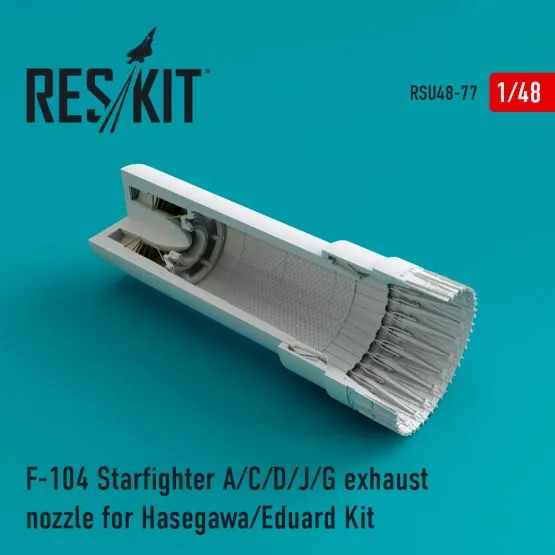 F-104 Starfighter (early) exhaust nozzle 1:48