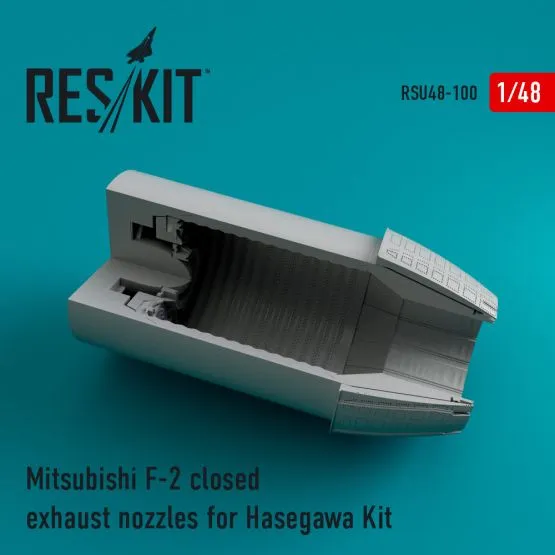 Mitsubishi F-2 closed exhaust nozzles 1:48